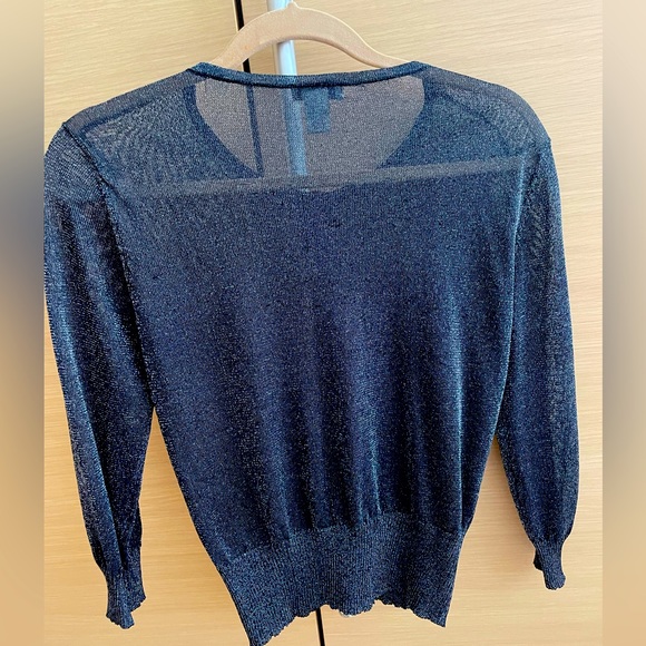 Cache’ metallic black cardigan - Picture 3 of 4